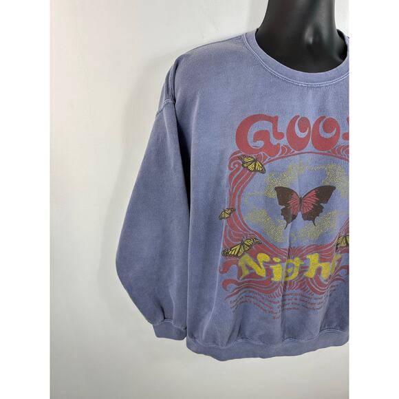 Urban Outfitters Project Social T Crew Sweatshirt Good Night Graphic Small / Med - Picture 8 of 10